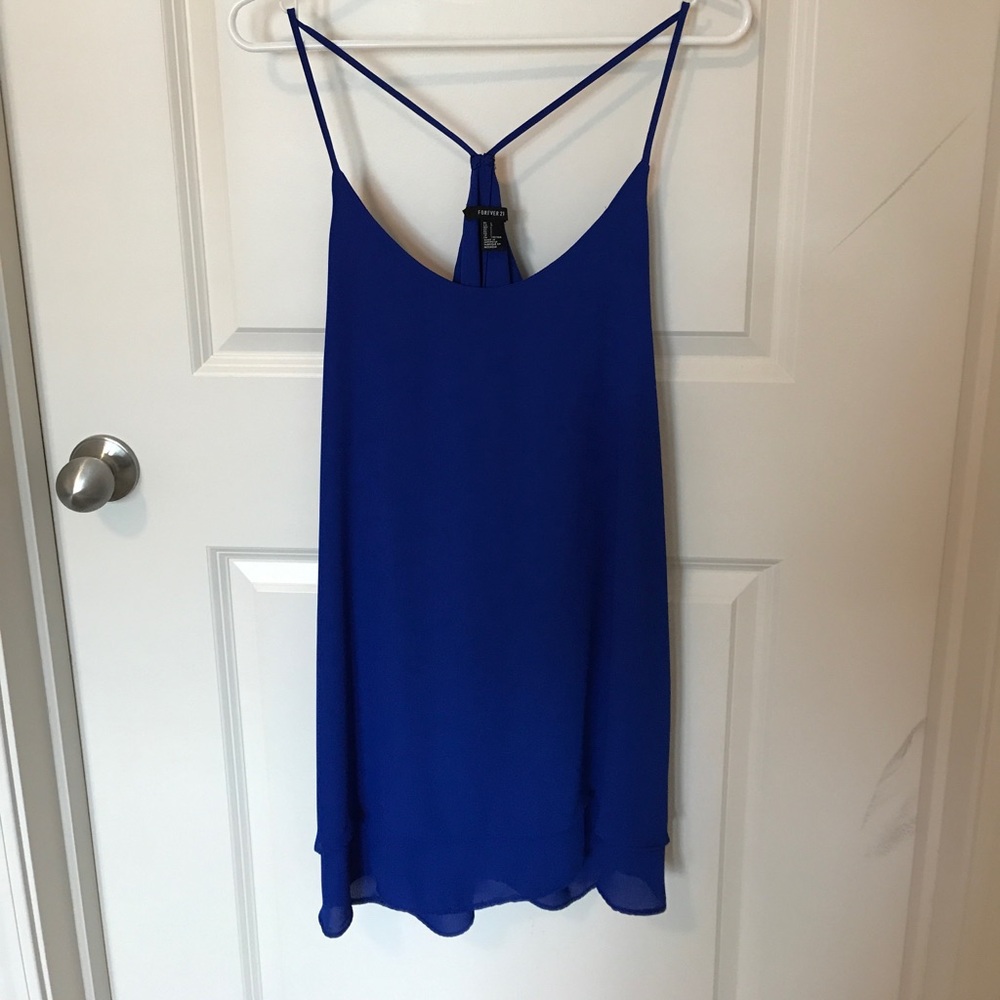 Strappy Royal Blue Forever 21 Dress