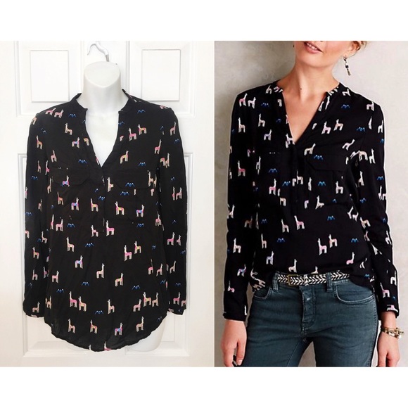 Anthropologie Tops - αитняσρσℓσgιє - Maeve Llama Blouse