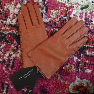 Zara 100% Leather Gloves