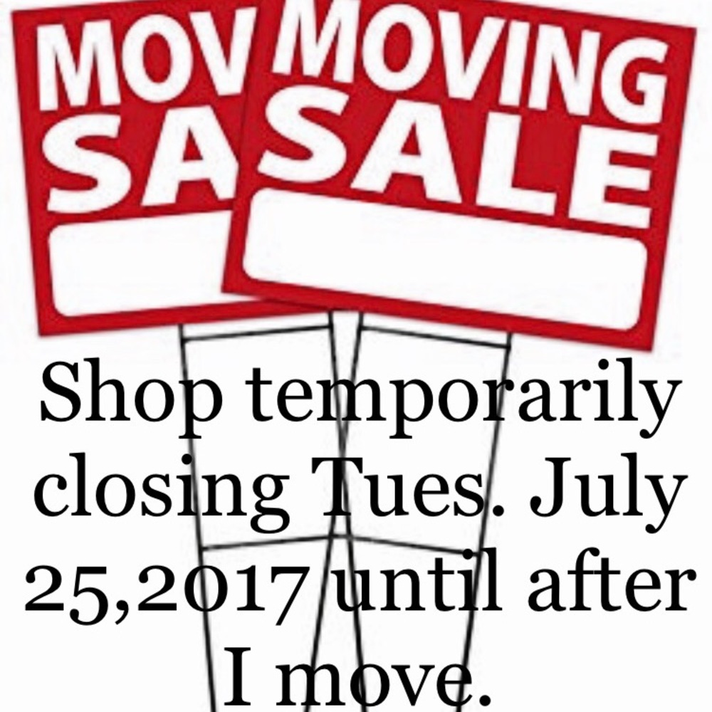 Moving in August. Closet clean out. Make offers!!!