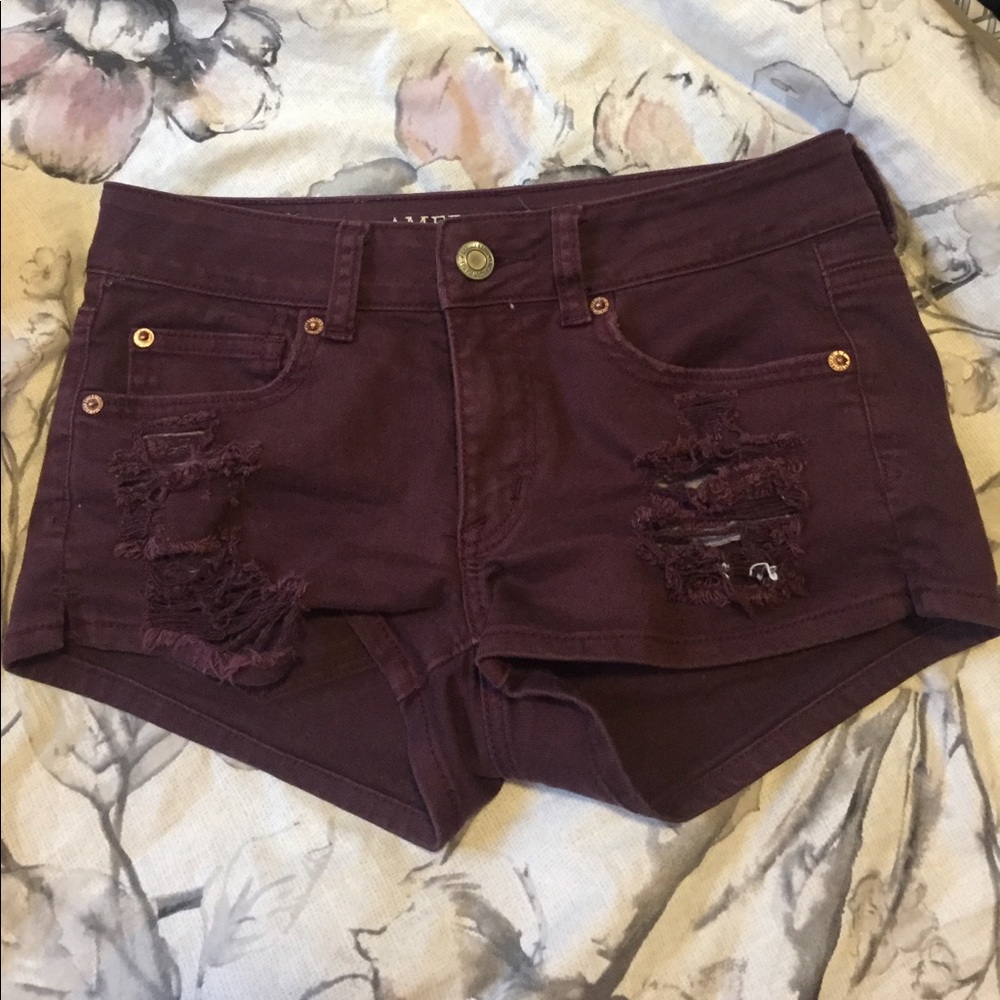 Size 4 American eagle denim shorts