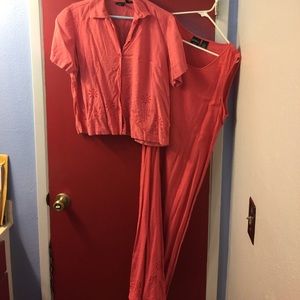 Dress with button down little jacket/top