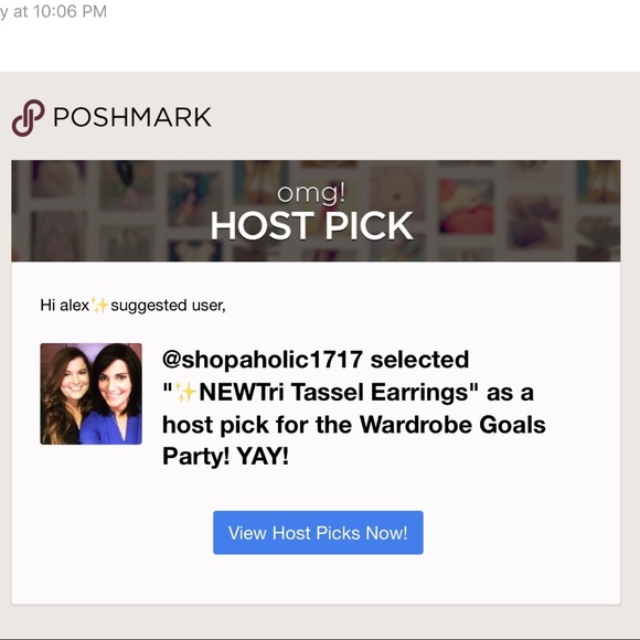 BLACK TRIANGLE TASSEL EARRINGS - Picture 3 of 4