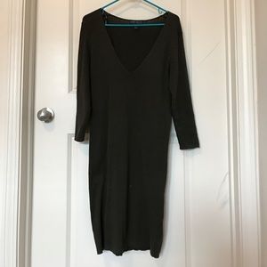 Forever 21+ Olive Green Knit Dress
