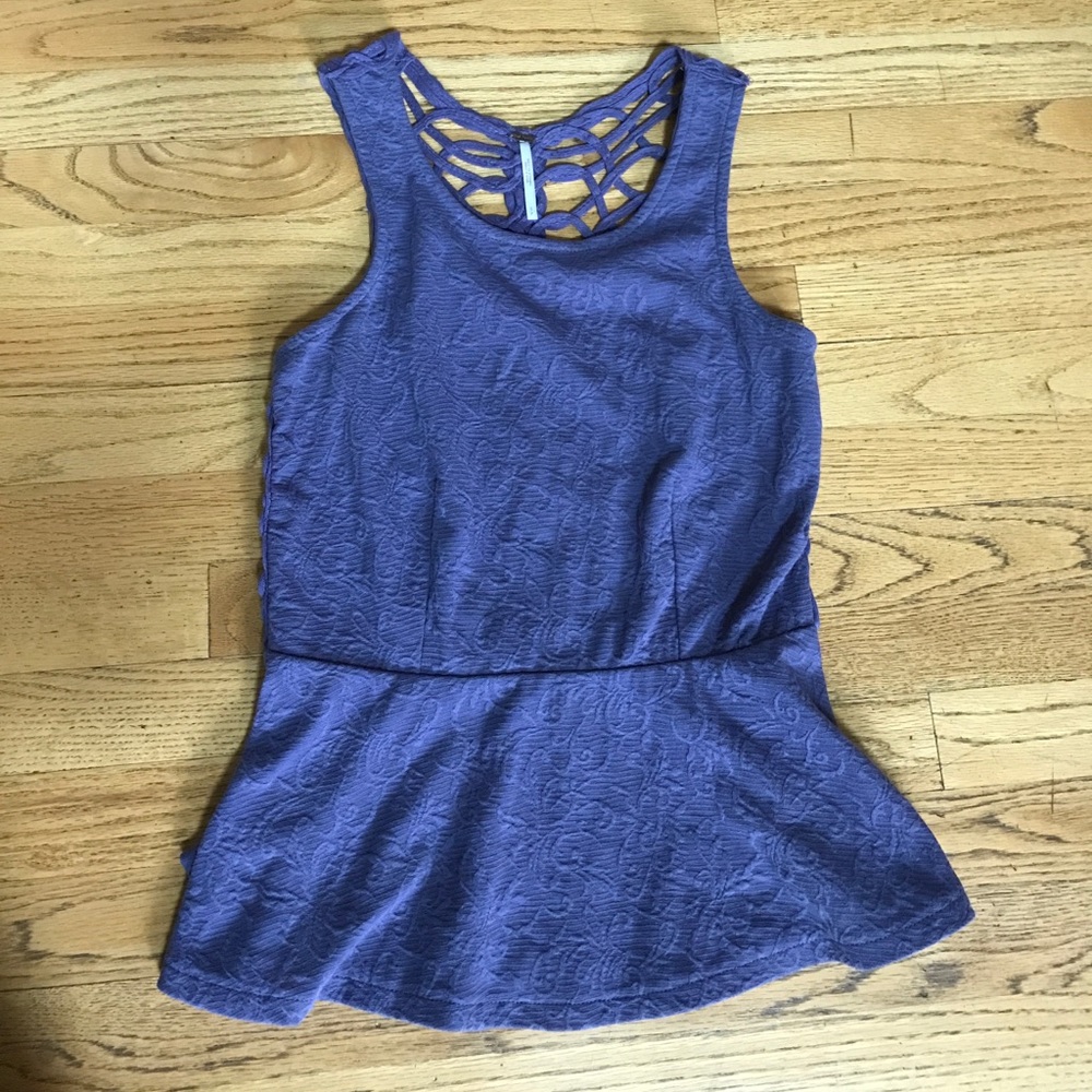 Free People Peplum Top