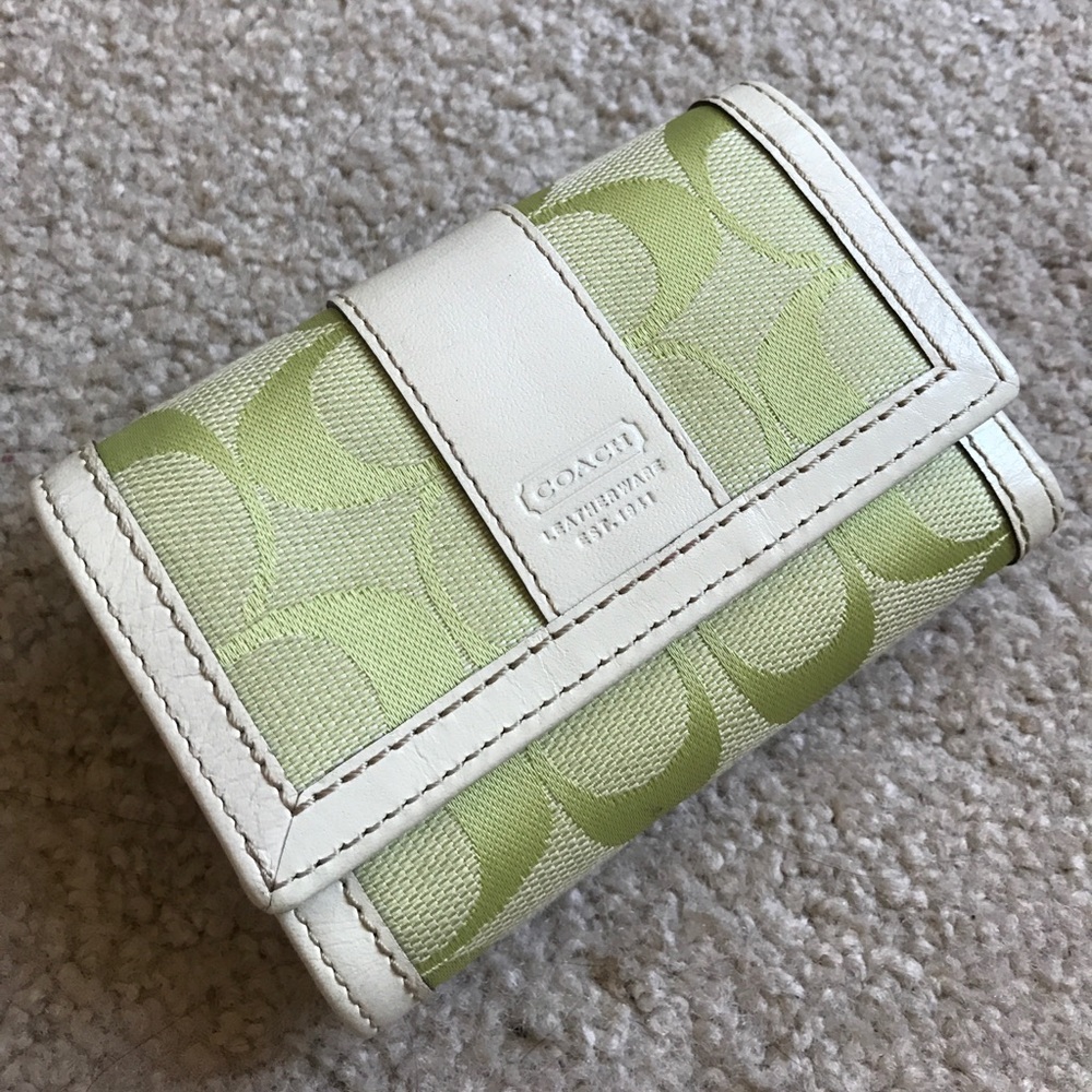 Green Coach wallet