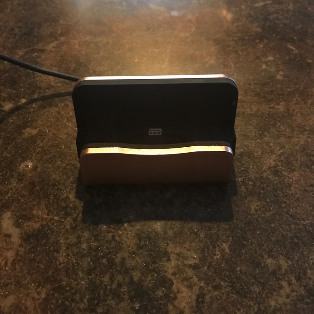 iPhone charging dock