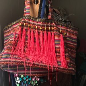 Boho tote bag
