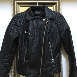 Guess Black leather jacket