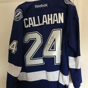 Men's Tampa Bay Lightning Jersey-Signed, Size L
