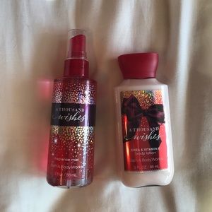 Bath and Body Works Lotion and Body Mist
