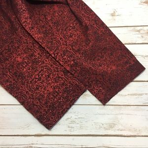 AGB Red Holo Trousers w Black Print