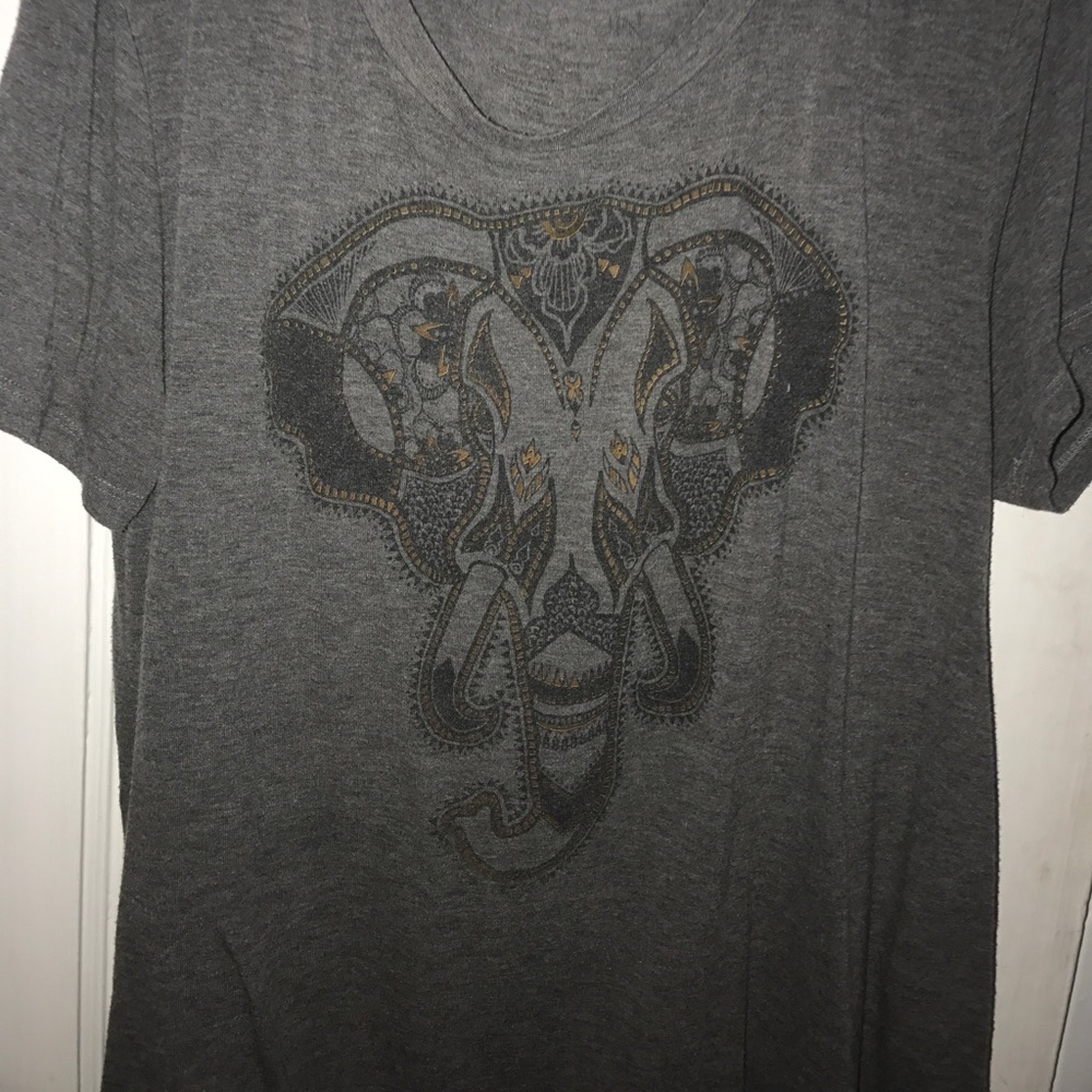 Plus size elephant tshirt