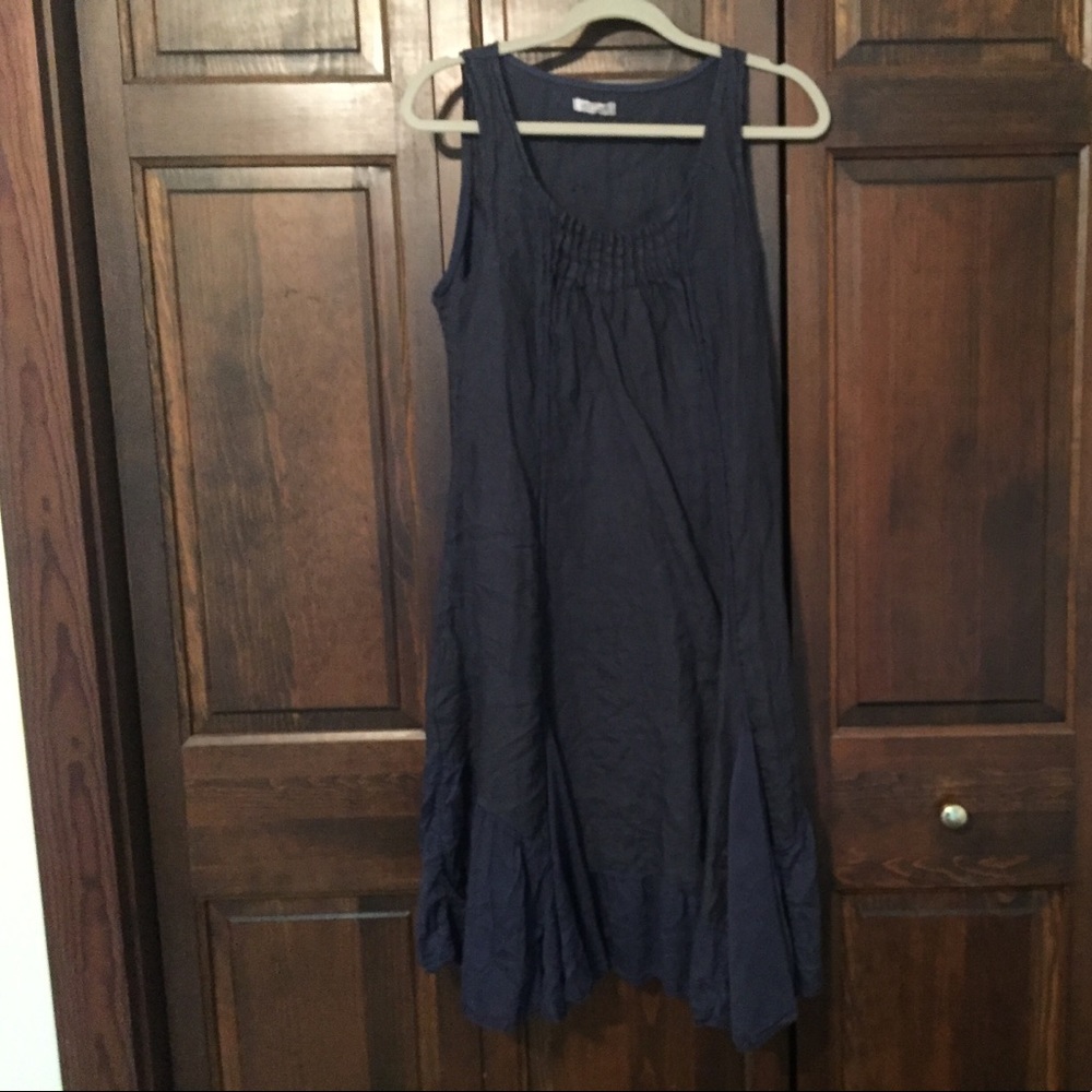 Navy blue summer dress