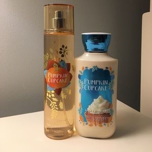pumpkin cupcake mist and lotion bundle