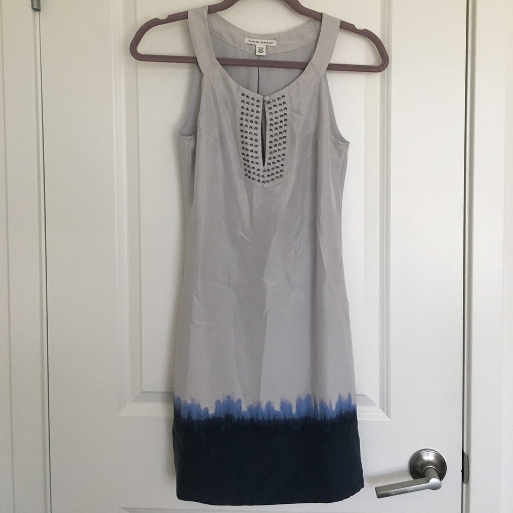 100% silk banana Republic dress.