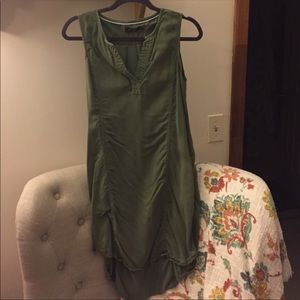 Army Green Max Jean Low High Dress