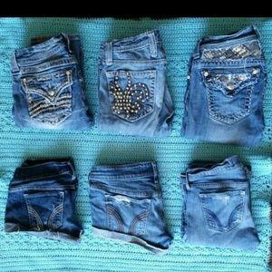 HOLLISTER JEANS AND SHORTS