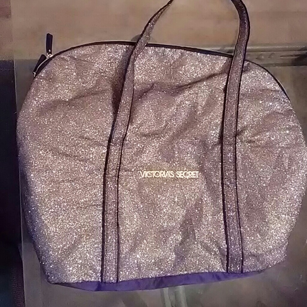 A Victoria's Secret Glitter Travel/Duffel Bag