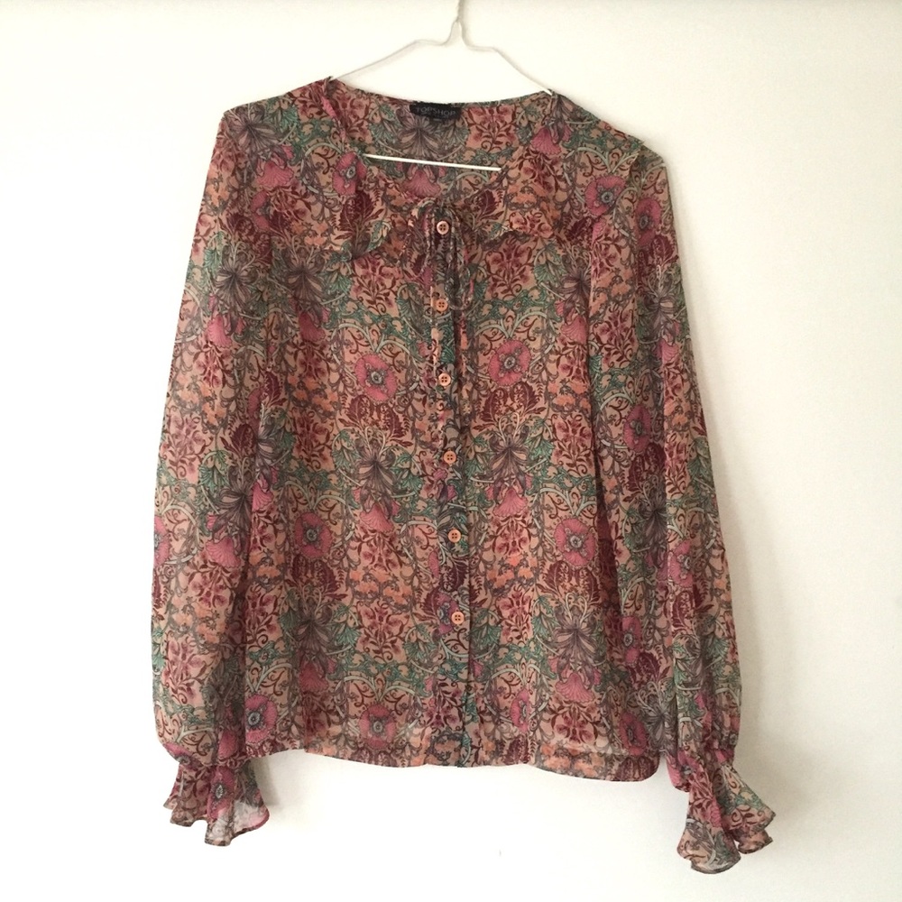 Topshop Retro Blouse