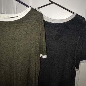 Two, ringer tees (will sell separate)