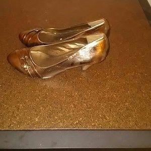 Golden tannish heels