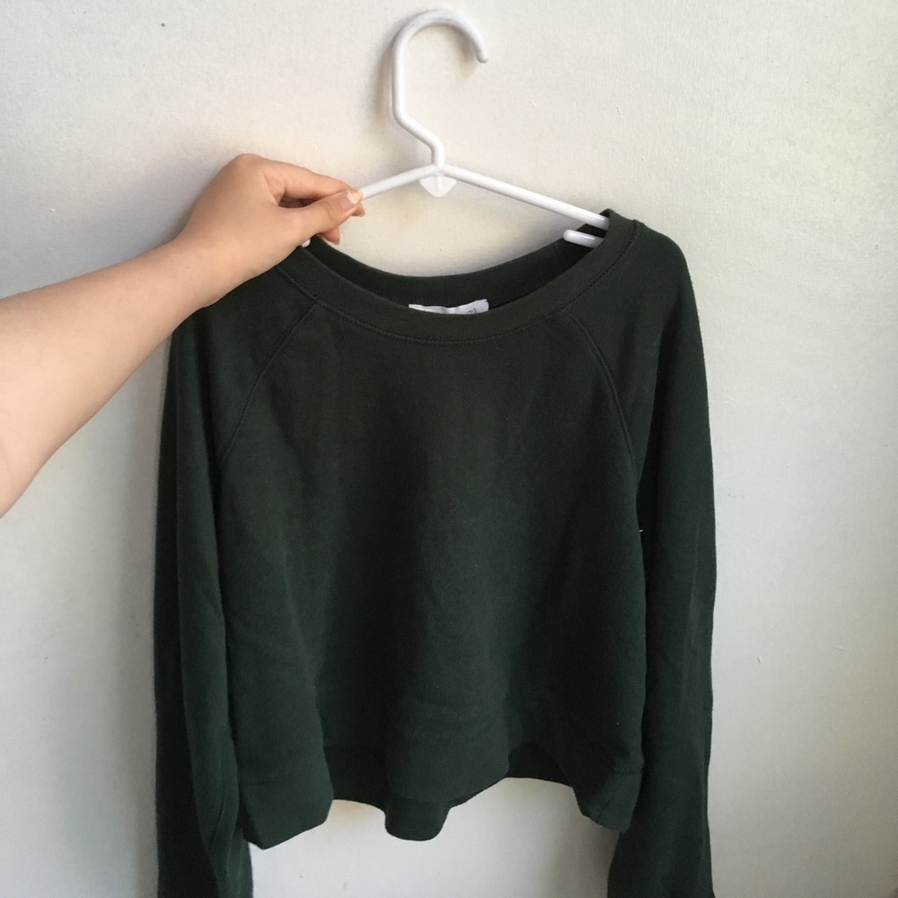 green cropped sweater | forever 21