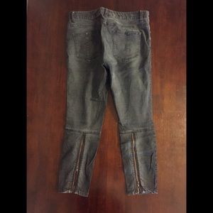 Free People skinny moto pants