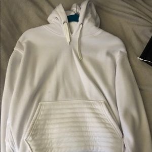 White Mens Pullover Hoodie