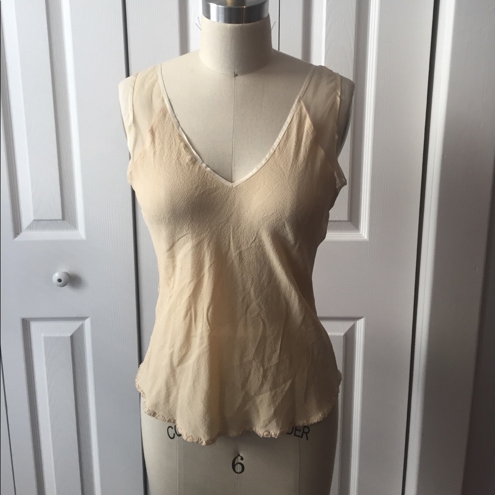 Silk camisole tank