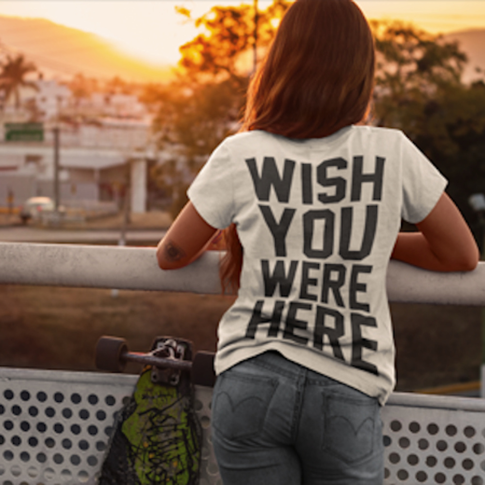 Wish You Were Here Photography Vaca Travel Shirt