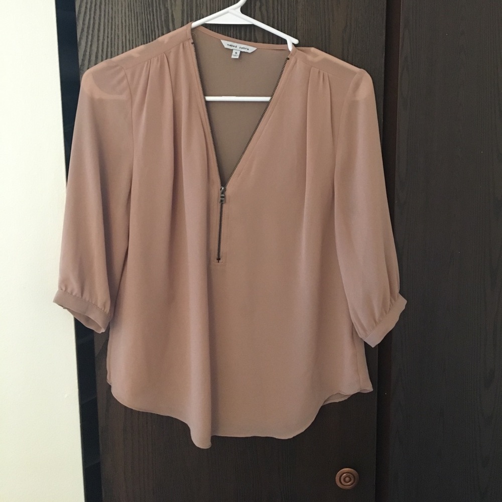 Blush blouse