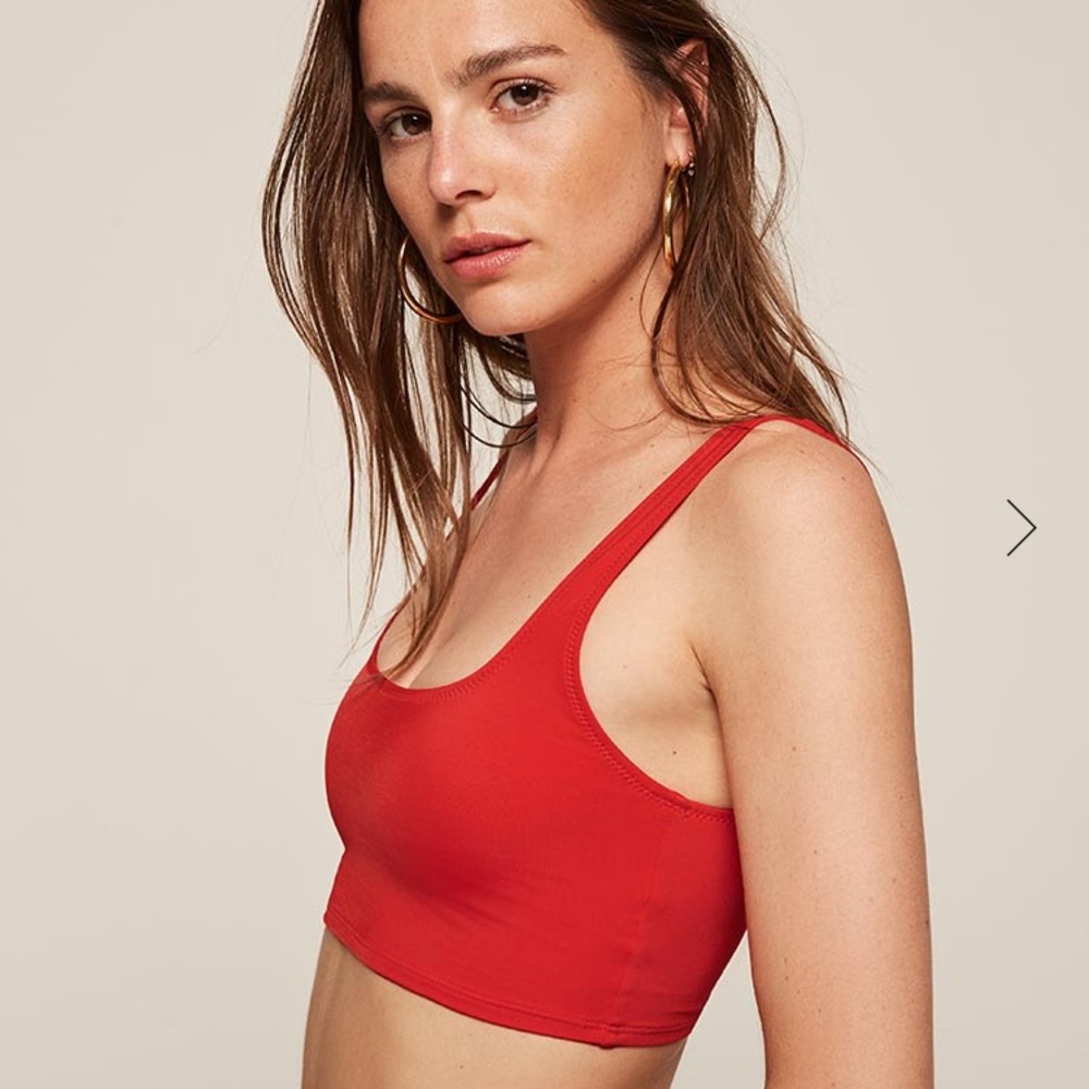 👙 Reformation Hacienda Bikini Top 🍉