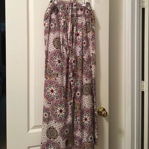 Printed palazzo pants