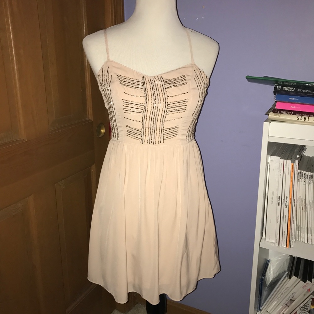Tan Dress