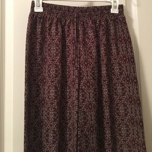Printed palazzo pants