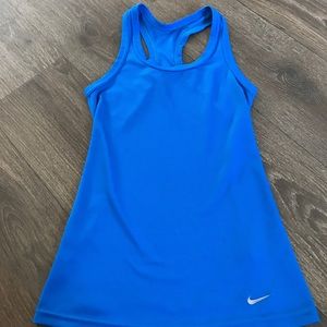 Royal blue nike racer back workout tank!