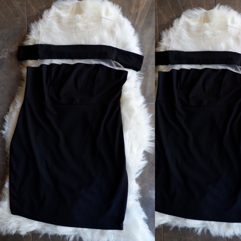 Forever21 Plus size 2XL Black Pin Bodycon