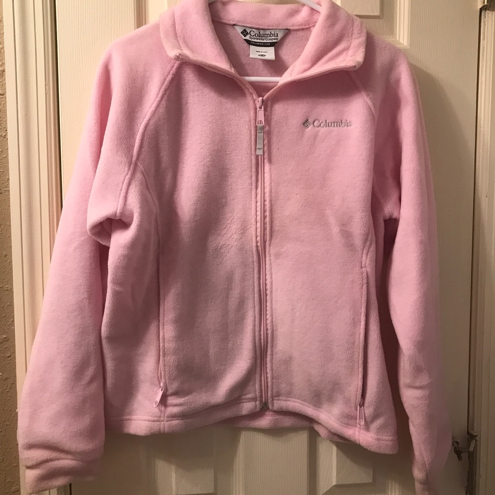 Columbia Light Pink Fleece Jacket (Youth/Girls)