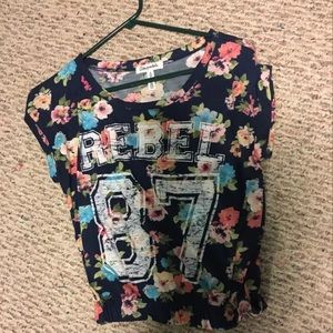 floral crop top