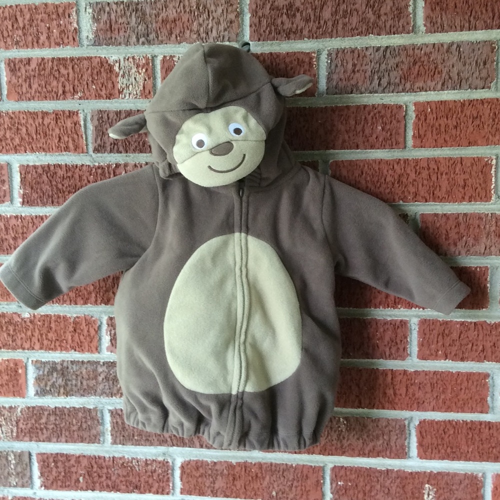 Soft monkey coat Size 3-6 months