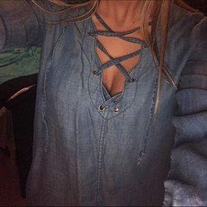 American Eagle Jean Dress!