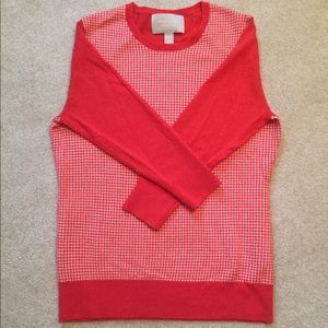 100% Merino wool quarter length sleeve sweater