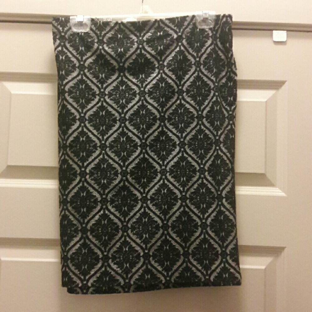 Black lace dress skirt with cream lining