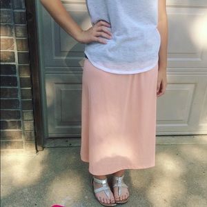 Peach skirt