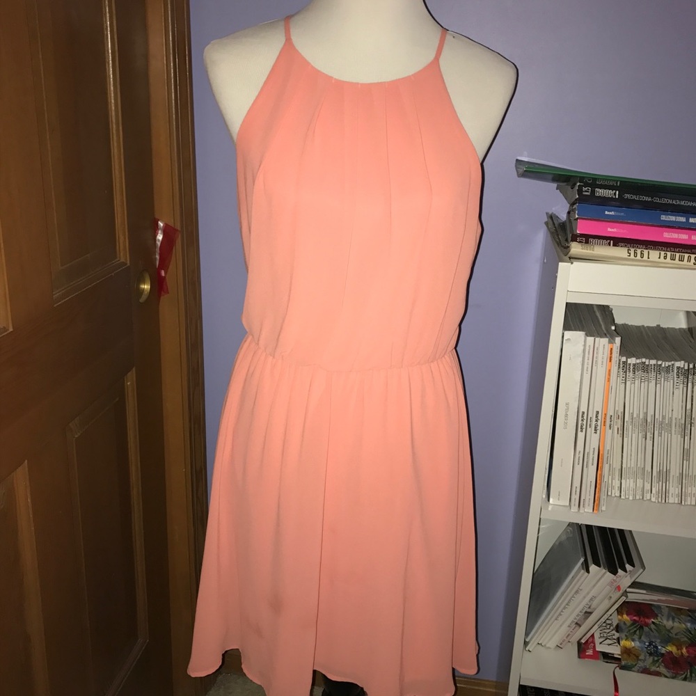 Peach Dress