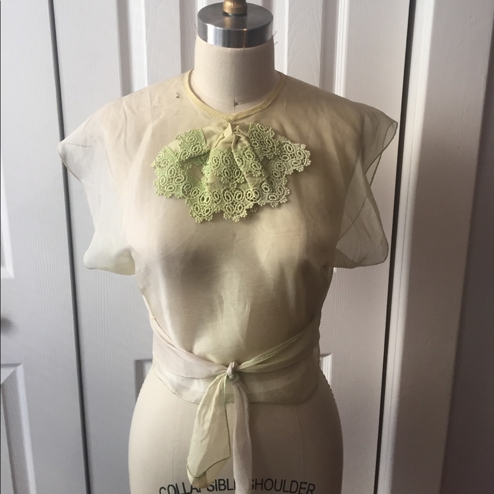 Vintage wrap top