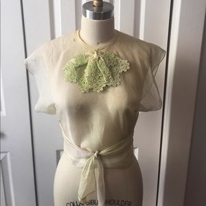 Vintage wrap top