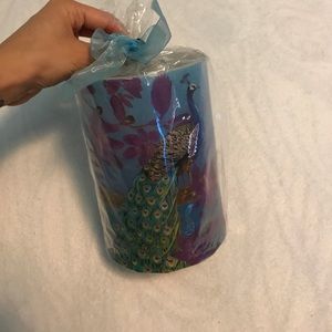 Flameless LED peacock candle