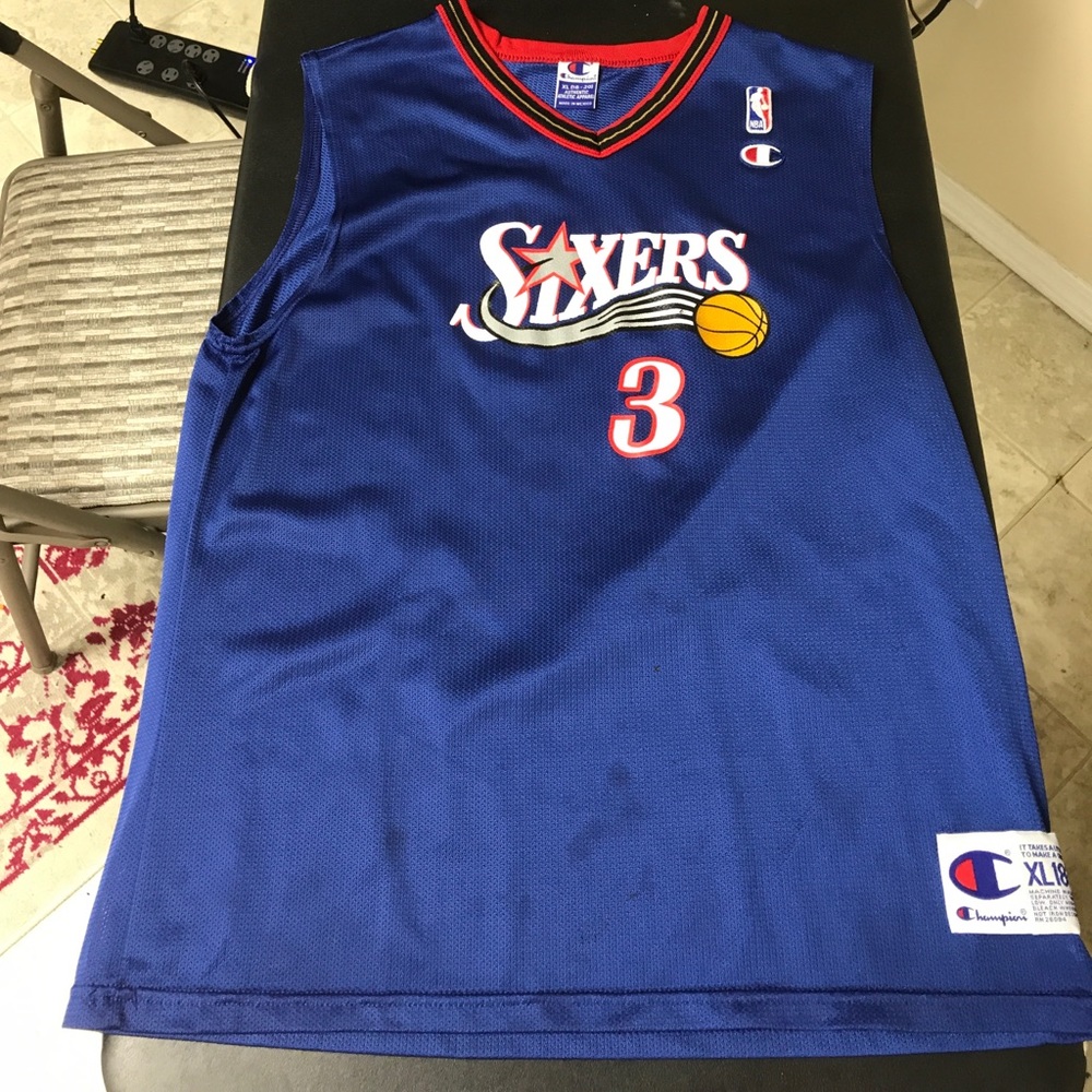Vintage champion allen iverson jersey